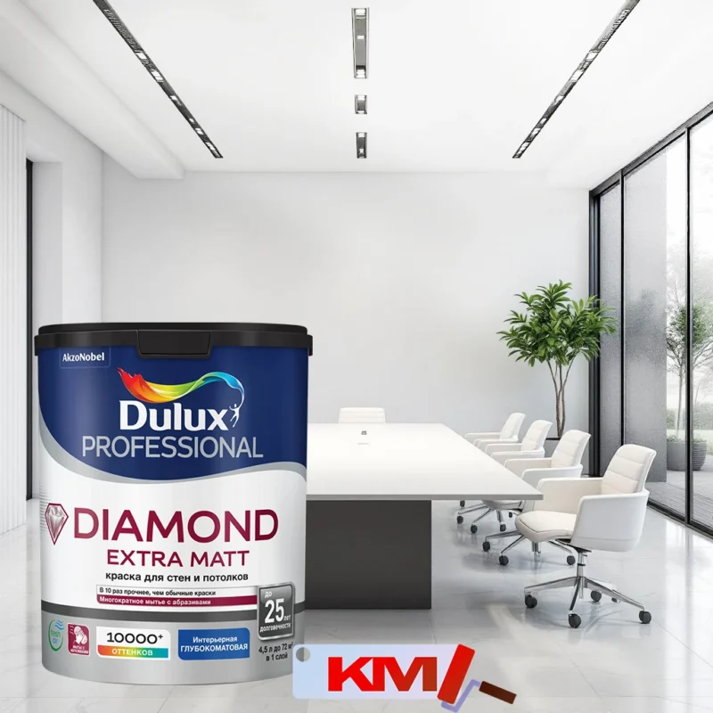 Dulux Diamond extra matt глубокоматовая краска