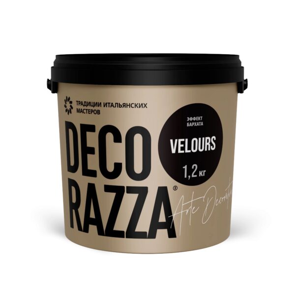 Decorazza Velours декоративная краска с мягкой текстурой бархата