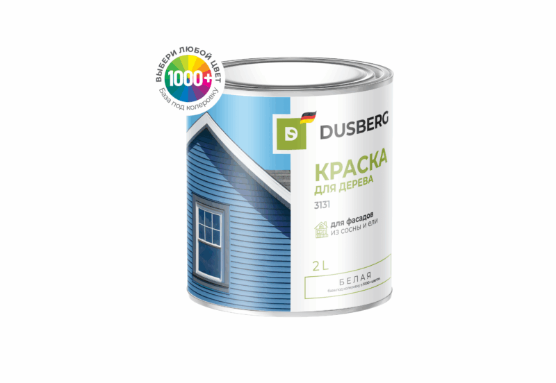 Dusberg 3130/3131 Краска для дерева для наружных работ с антисептиком