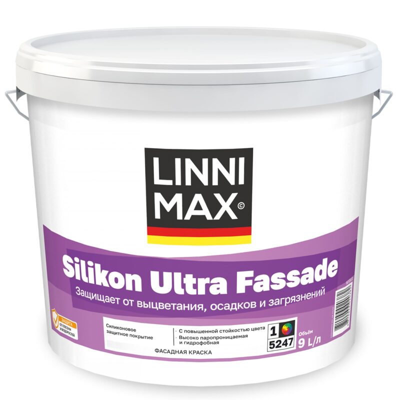 Linnimax Silikon Ultra Fassade силиконовая фасадная краска