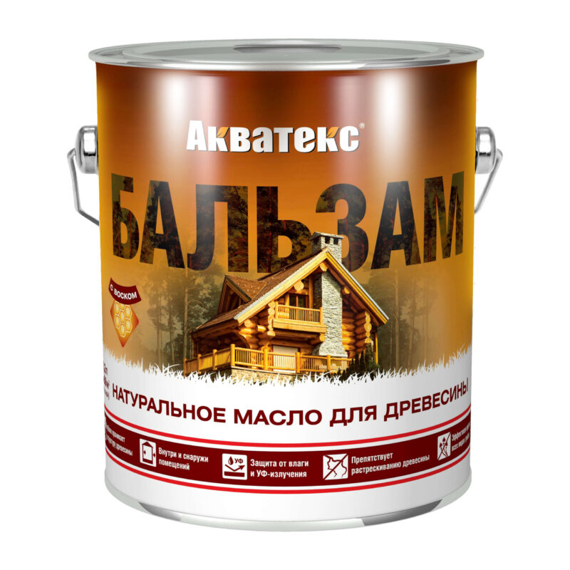 Акватекс Бальзам натуральное масло для древесины