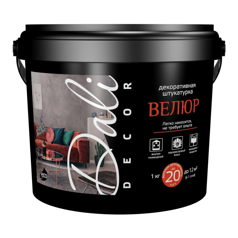 Dali Decor Велюр декоративная штукатурка