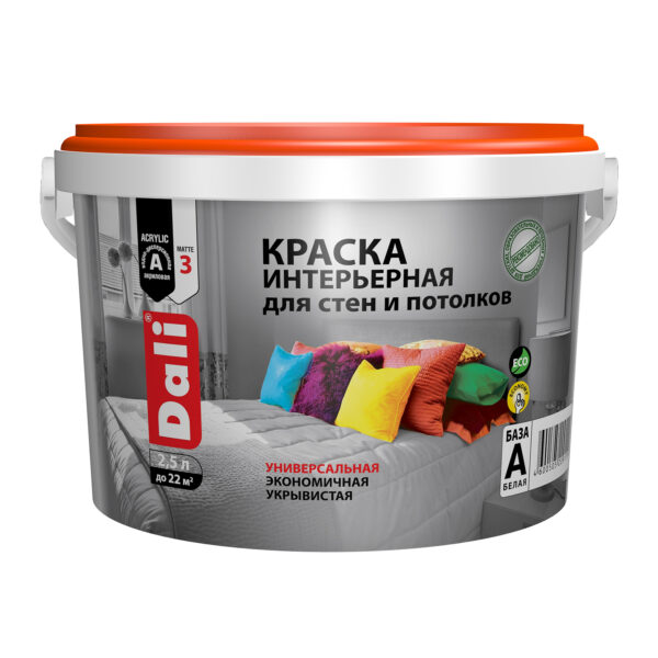 Dali Краска интерьерная для стен и потолков