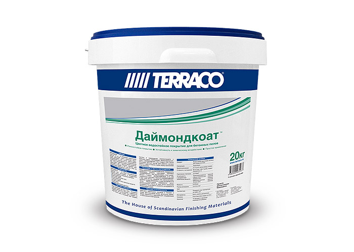 Terraco Diamondcoat водостойкое покрытие на основе  гидрофобных полимеров нового поколения