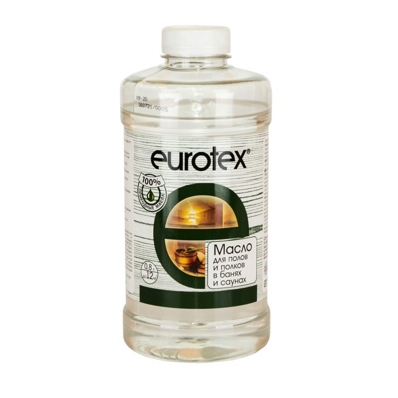 Eurotex Масло для полов и полков в банях и саунах