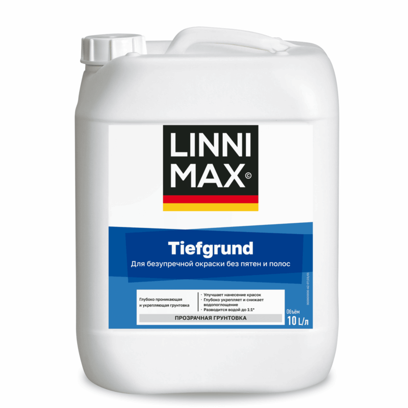 Linnimax Tiefgrund грунтовка глубокого проник универсальная 