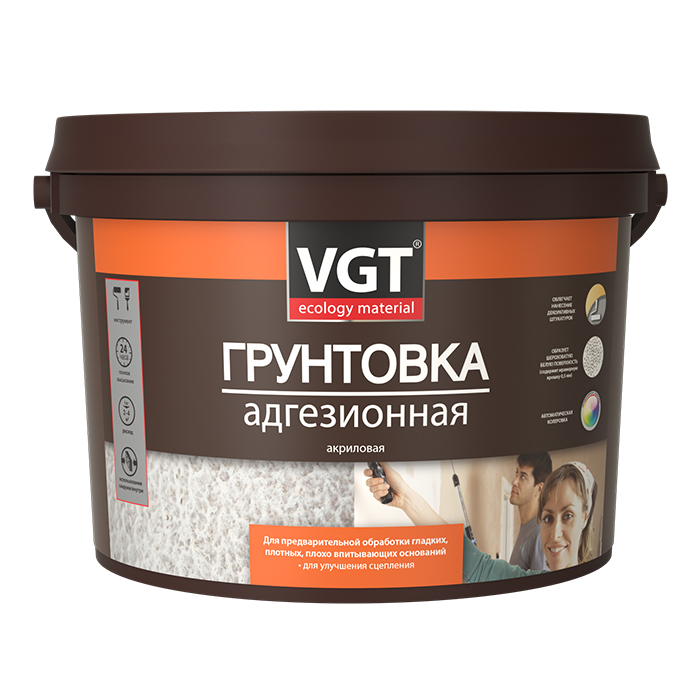 VGT ВД-АК-0301 грунтовка с мраморной крошкой, адгезионная, под декоративные штукатурки