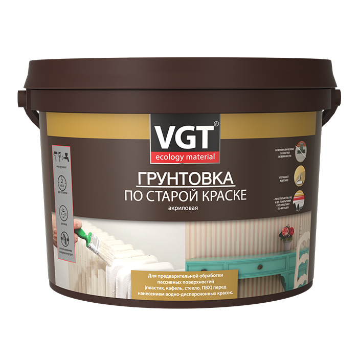 VGT ВД-АК-0301 грунтовка по старой краске, акриловая