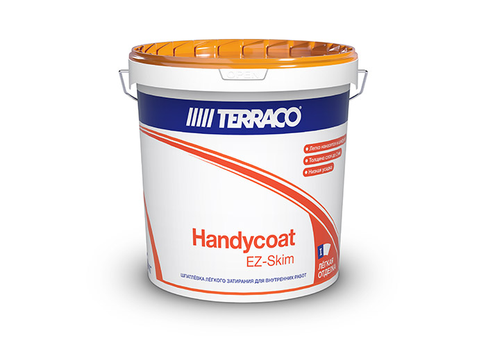 Terraco Handycoat EZ-Skim финишная шпатлёвка лёгкого затирания для внутренних работ