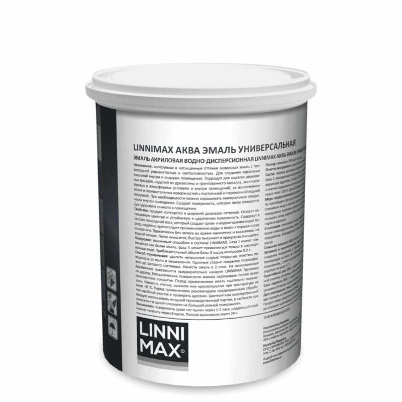 Linnimax Аква эмаль универсальная