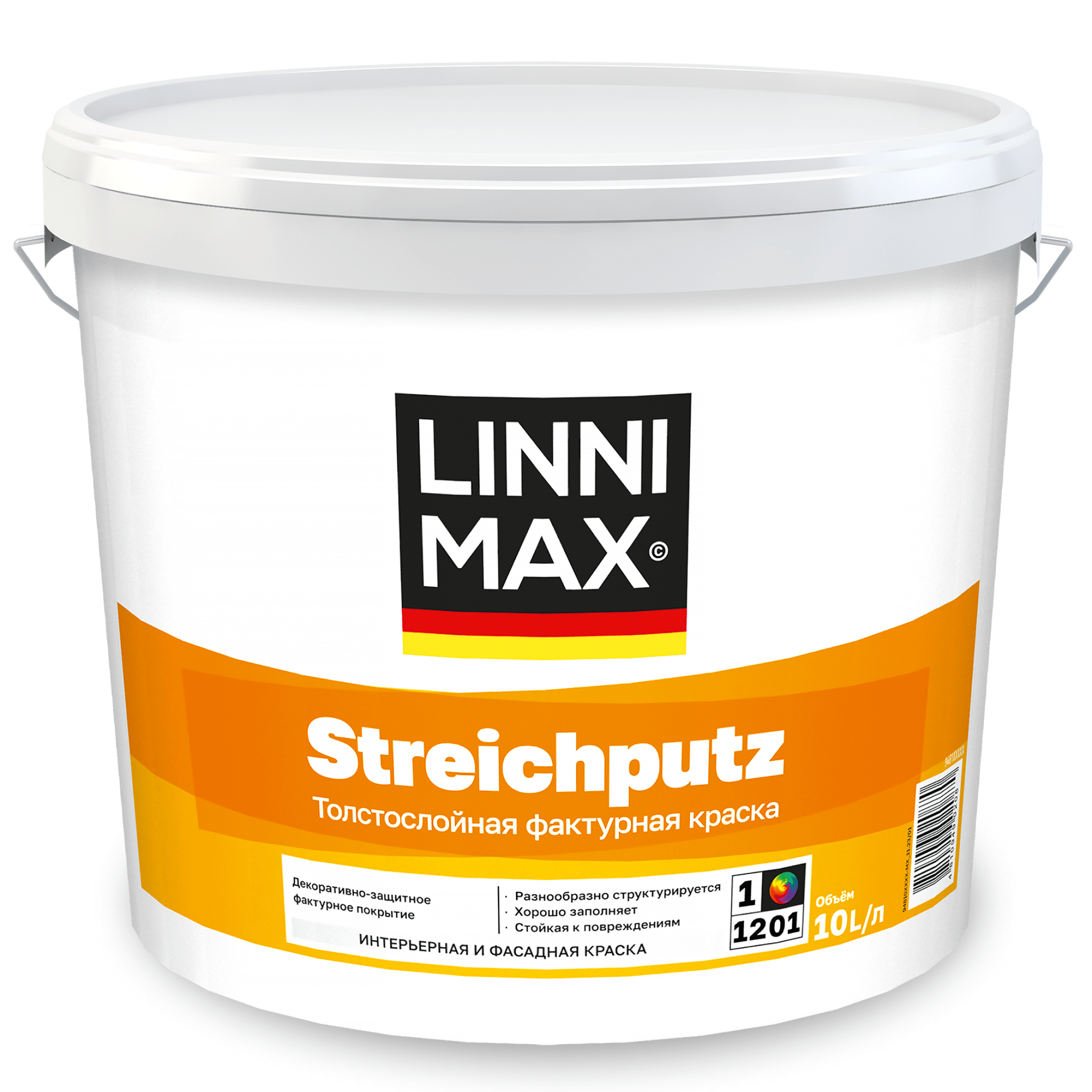 Linnimax Streichputz  толстослойная фактурная краска