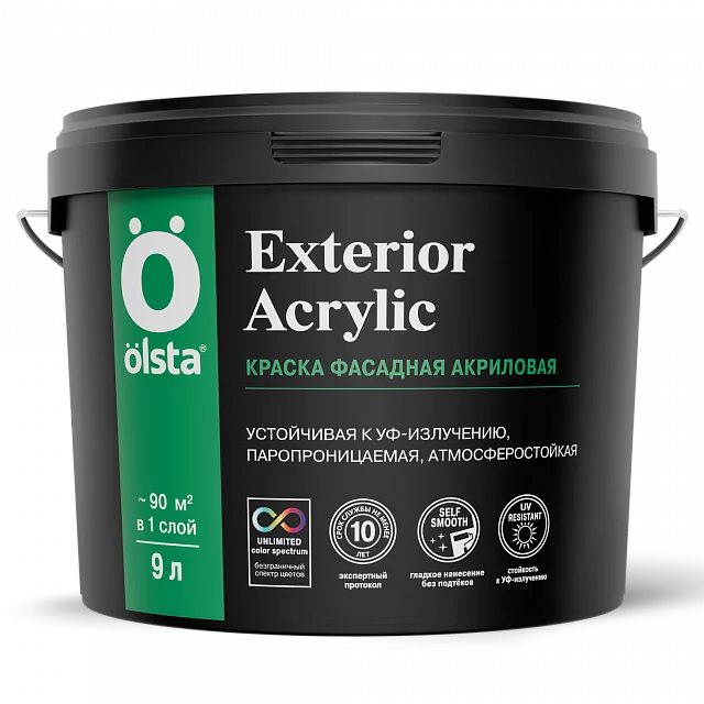 Olsta Exterior Acrilic Краска фасадная акриловая
