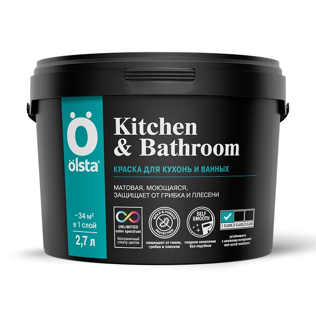 Olsta Kitchen&Bathroom Краска для ванной и кухни