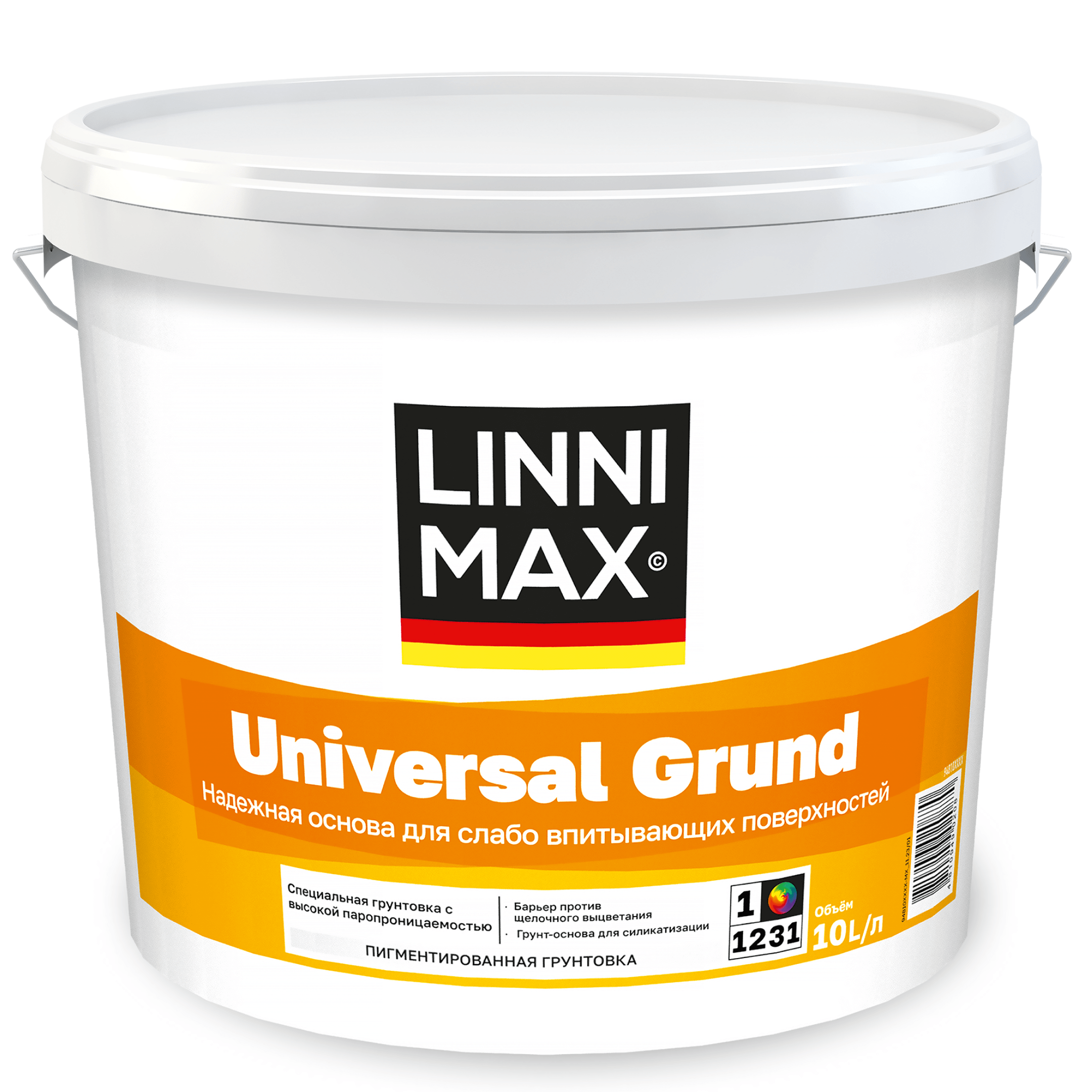 Linnimax Universal Grund Грунтовка пигментированная водно-дисперсионная 