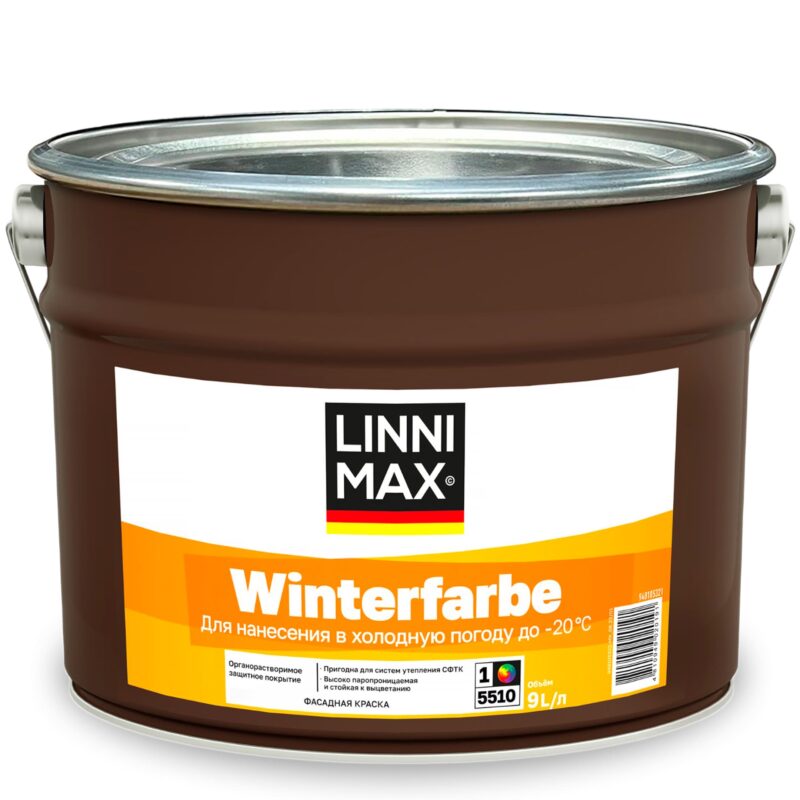 Linnimax Winterfarbe всесезонная фасадная краска
