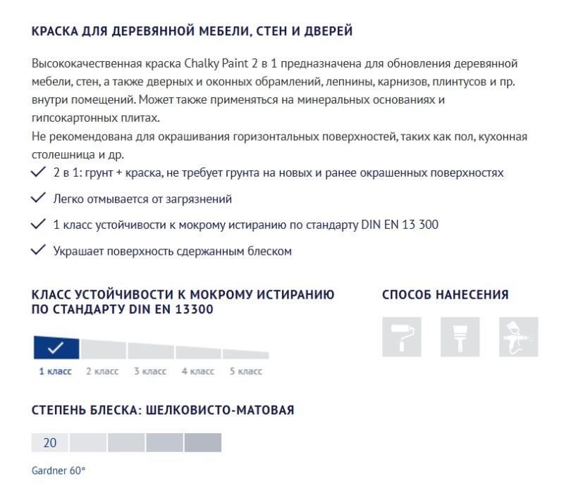 Olsta Chalky Paint краска для мебели, стен и дверей