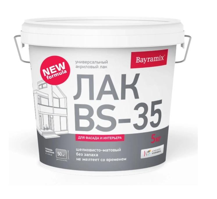 Bayramix BS-35 универсальный акриловый лак для наружных и внутренних работ