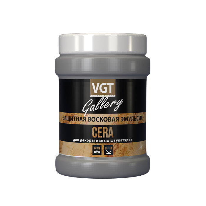 VGT Cera Защитная восковая эмульсия для декоративных штукатурок