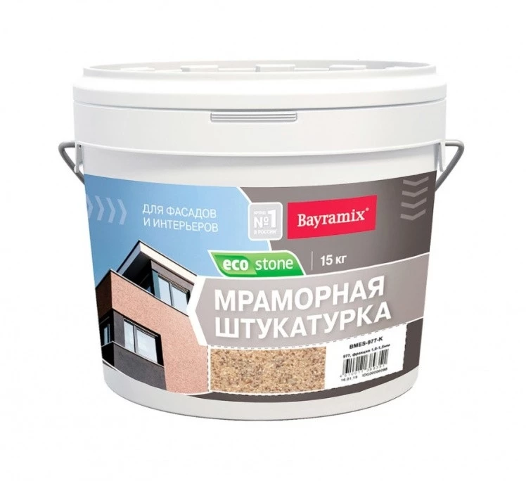 Bayramix Ecostone декоративное покрытие с естественным блеском натурального камня