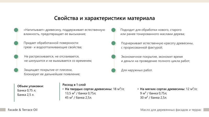 TimberCare Facade&Terrace Oil Масло для фасадов и террас