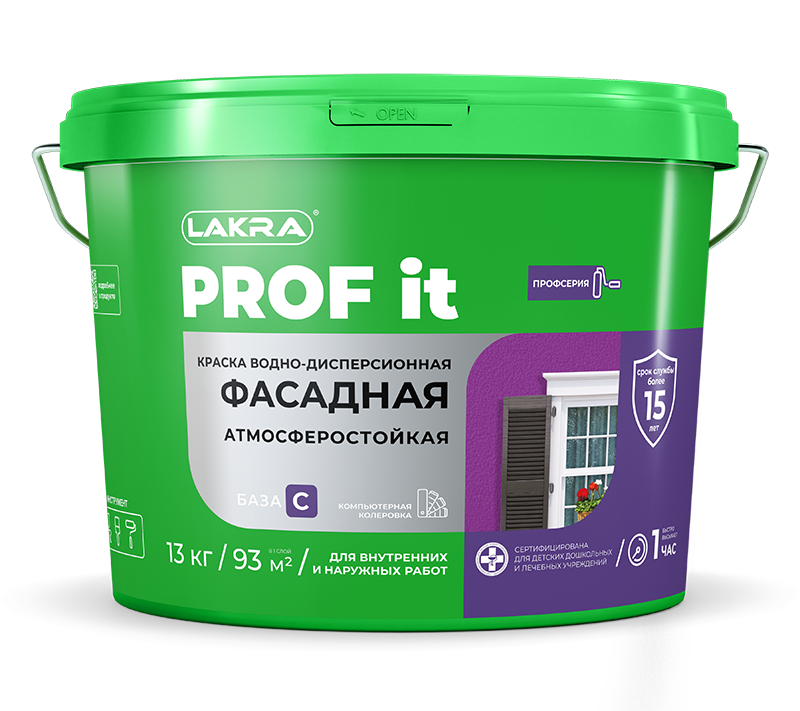 Lakra Краска фасадная PROF IT