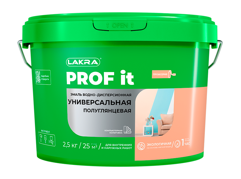 Lakra Эмаль акриловая универсальная PROF IT