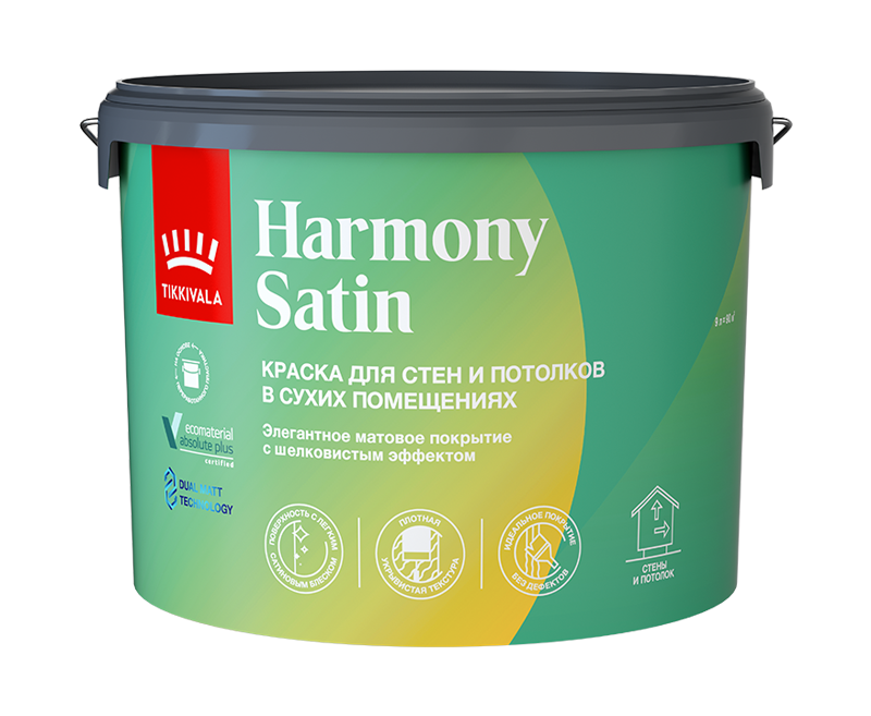 Tikkivala Harmony Satin Краска для стен и потолков