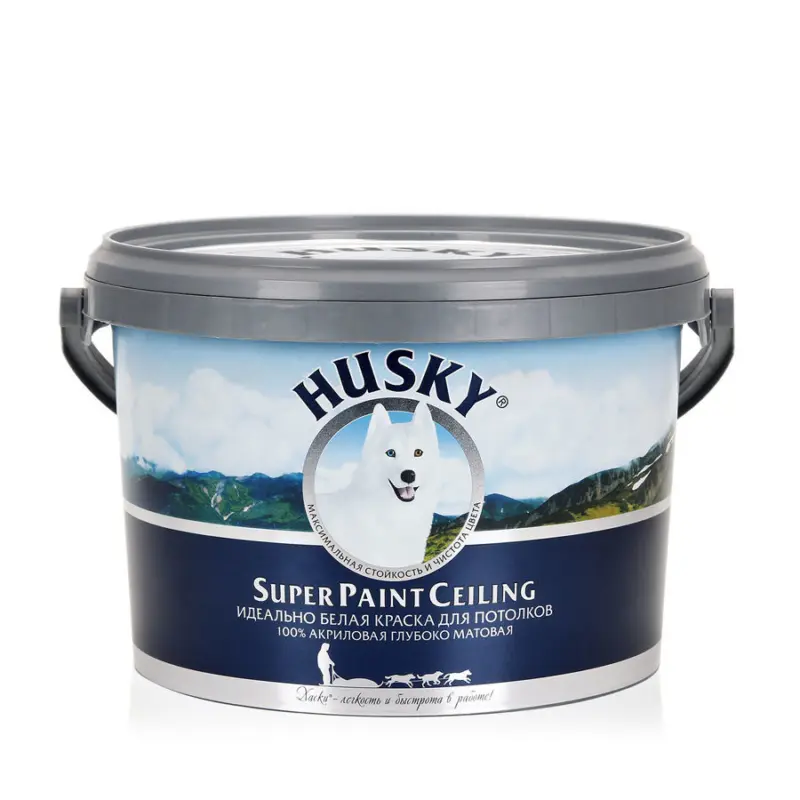 Husky Super Paint Ceiling Глубокоматовая потолочная краска