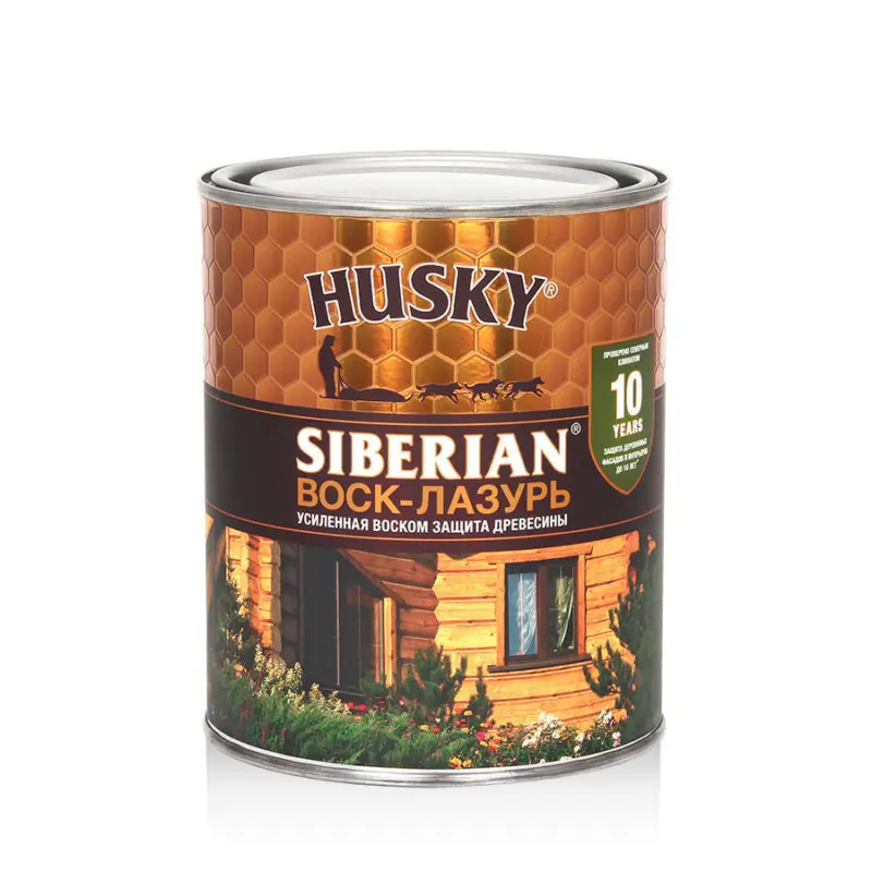 Husky Siberian Воск-лазурь по дереву