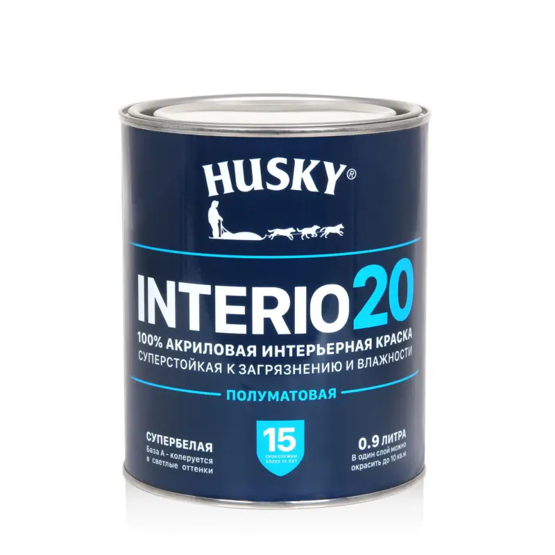 Husky Interio 20 полуматовая интерьерная краска