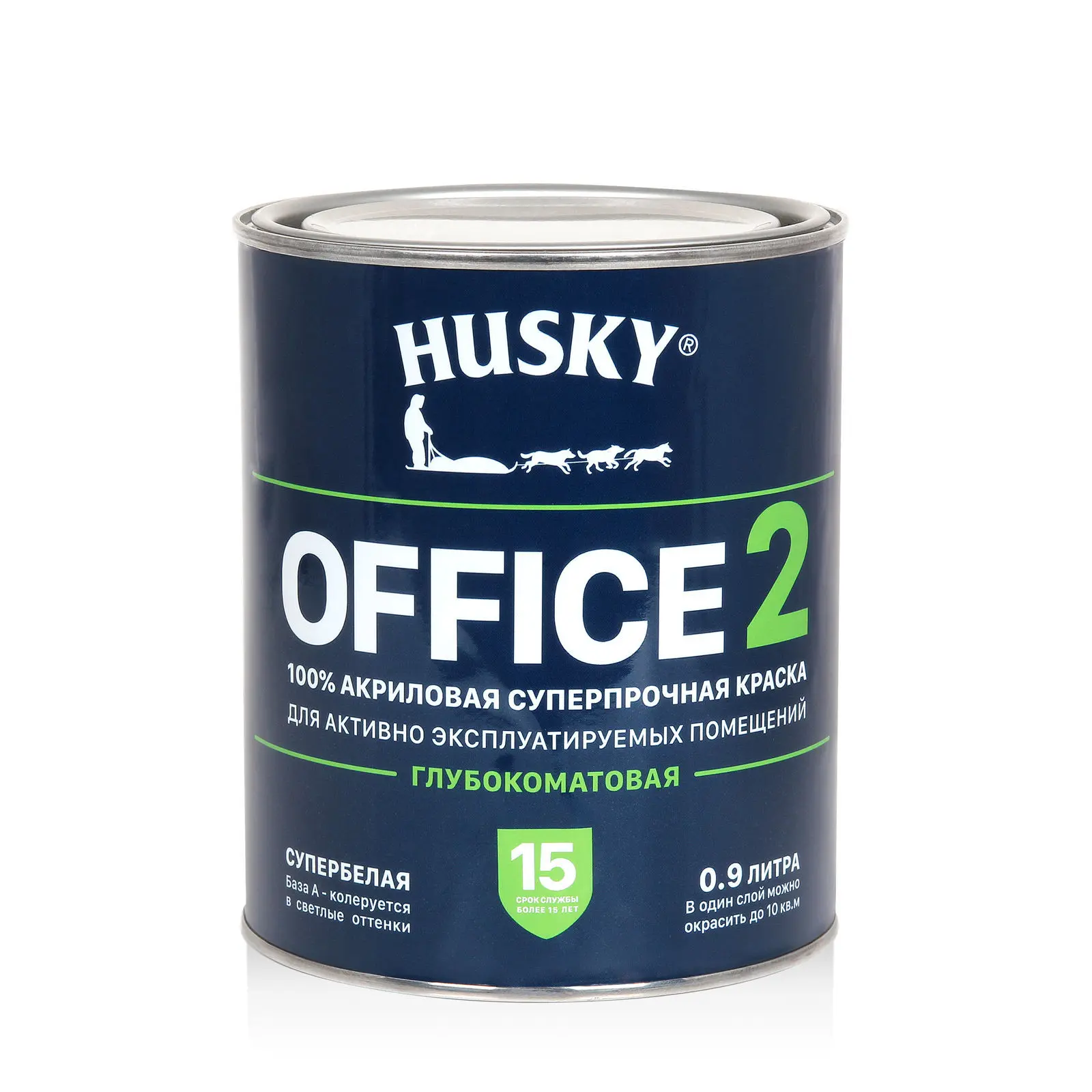 Husky Office 2 акриловая суперпрочная краска