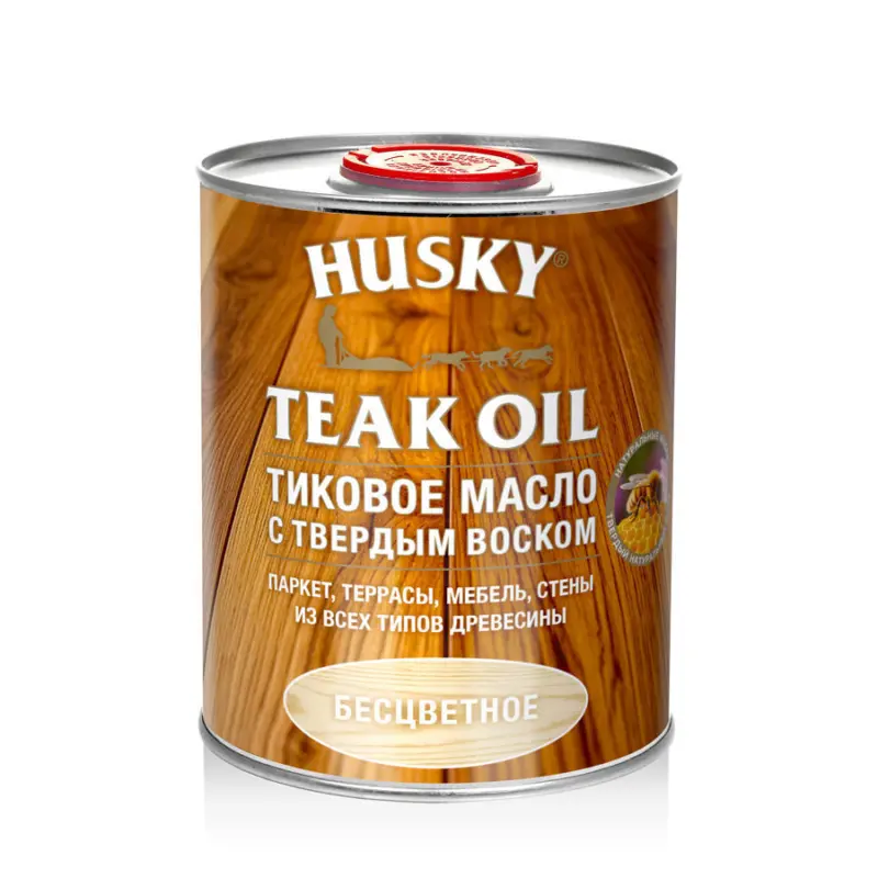 Husky Тиковое масло с твердым воском