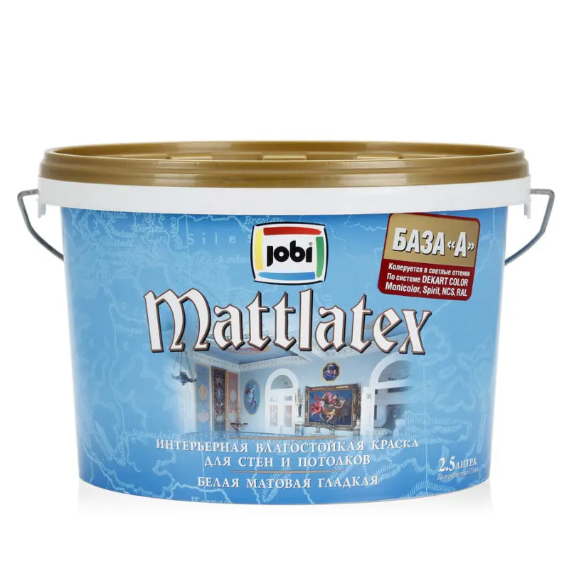 Jobi Mattlatex Влагостойкая интерьерная краска