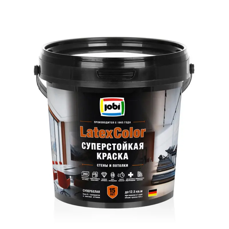 Jobi Latexcolor Моющаяся интерьерная краска
